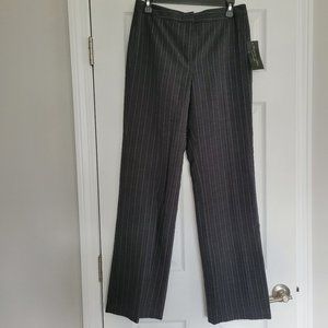 Evan Picone Black Label Pinstripe Trousers Size 4